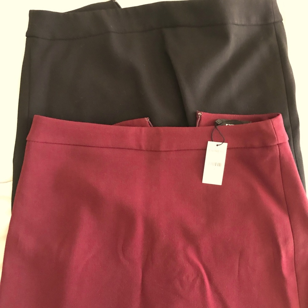 Bundle of Express High Waisted A line mini skirt